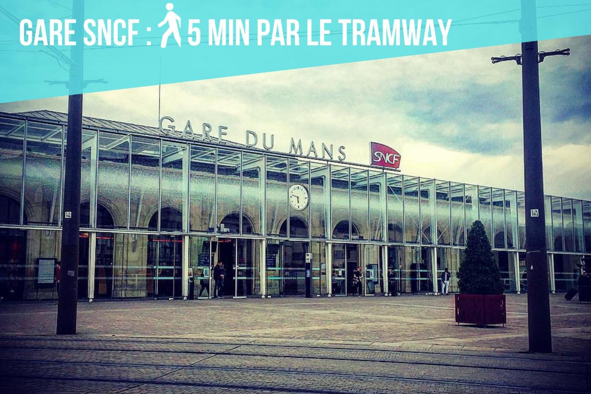 Tramway 10 Jaures Cosy Proche Gare Apartment Le Mans Luaran gambar
